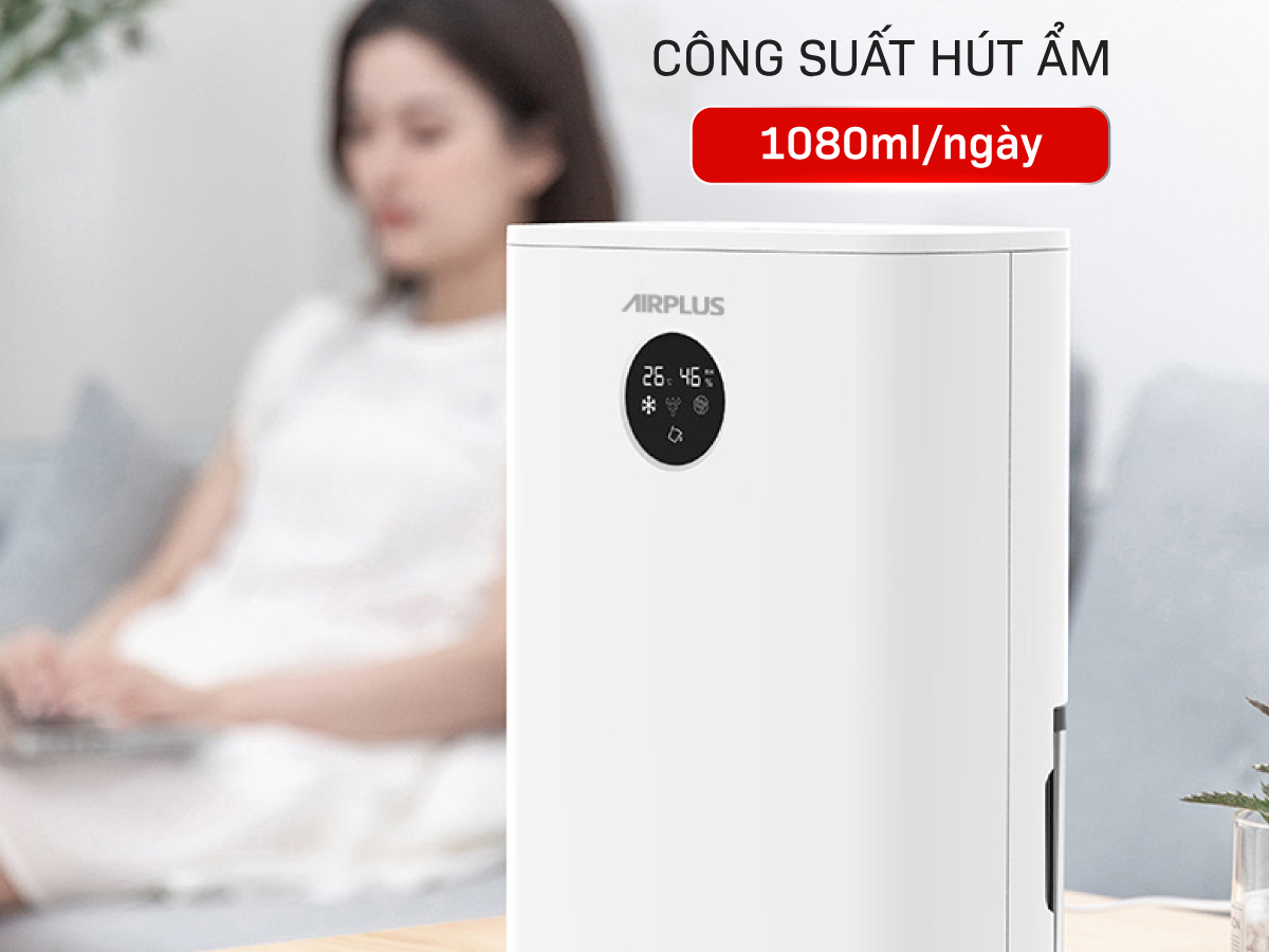 Máy hút ẩm lọc không khí mini Airplus AP01-908EA