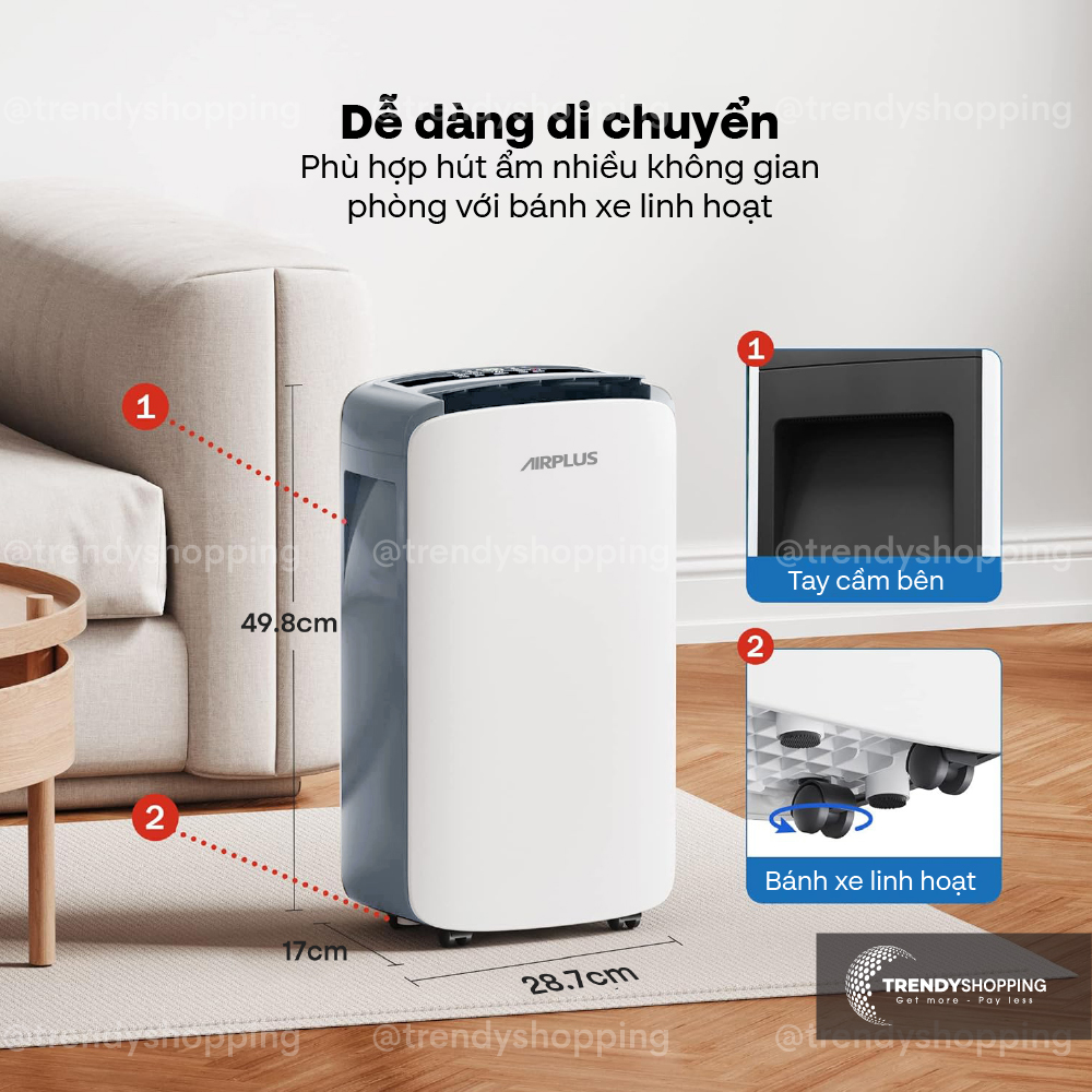 Máy hút ẩm Airplus AP10-1903EE 