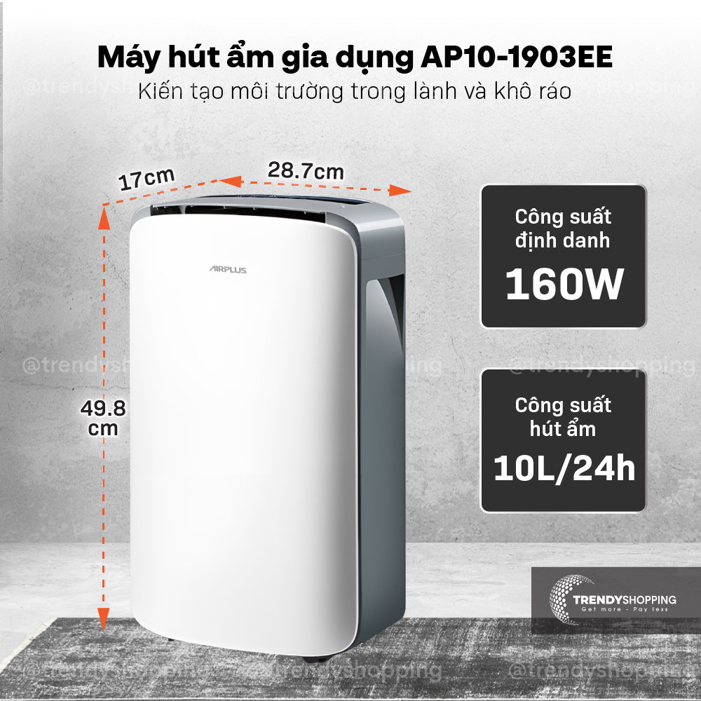 Máy hút ẩm Airplus AP10-1903EE 