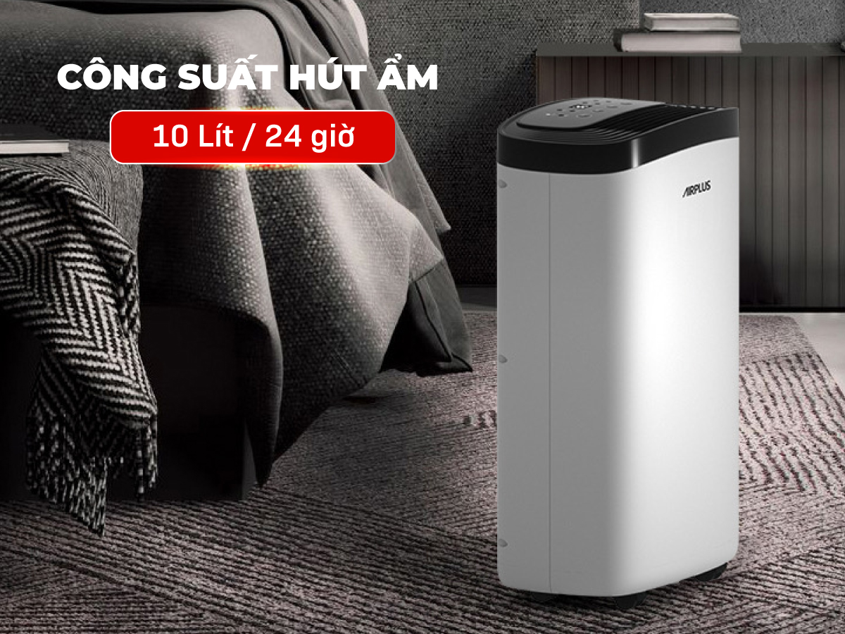 Máy hút ẩm dân dụng máy nén Airplus AP10-1907EE