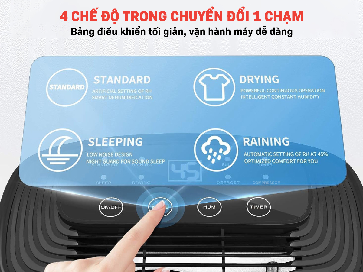 Máy hút ẩm dân dụng dùng máy nén (Block) công suất lớn Airplus AP10-1907EE